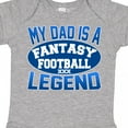 thumbnail image 4 of Inktastic My Dad is a Fantasy Football Legend Boys or Girls Baby Bodysuit, 4 of 5