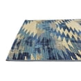 thumbnail image 6 of Unique Loom Outdoor Modern Collection Area Rug - Aztec (2' 7" x 5' 3" Runner Blue/Ivory), 6 of 9