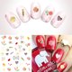thumbnail image 3 of Pegatinas para uñas para decoración de uñas, pegatinas para uñas para mujer, decoración de uñas, apliques, pegatinas para uñas, muñeco de nieve, árbol de Navidad, pegatinas para uñas, infiltración de, 3 of 5