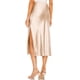 thumbnail image 4 of Falda para Mujer, de Satén de Seda, Elástica, de Cintura Alta, Estilo Informal, de Guepardo. Beige M, 4 of 5
