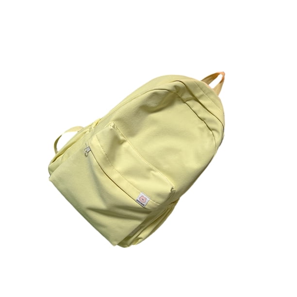Minnieouse impermeable de nailon para mujer, de viaje, de hombro de Color sólido, para niñas, gran capacidad Mochilas Amarillo