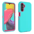 thumbnail image 3 of eBizware for Samsung Galaxy A14 5G Case,Shockproof Heavy Duty Armor Rugged Rough Hard Plastic Rubber Silicone Bumper 2-Layer Hybrid Protective Cover Case for Samsung Galaxy A14 5G, Mintgreen, 3 of 9