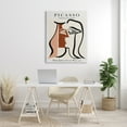 thumbnail image 2 of Stupell Industries Traditional Abstract Picasso Portrait Imaginary Faces Terracotta Modern Painting Gallery-Wrapped Canvas Print Wall Art, 36 x 48, Design by Ros Ruseva, 2 of 6