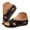 Black, variant on Dakaela Womens Orthopedic Wedge Sandals Arch Support Comfortable Slip on Slides Summer Beach Vacation Dressy Walking Shoes Black 6.5
