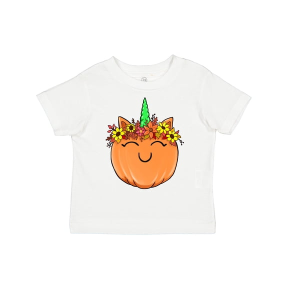 Inktastic Pumpkin Unicorn for Halloween and Thanksgiving Boys or Girls Toddler T-Shirt