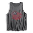 thumbnail image 4 of Goodtrade8 Women's Summer Tank Tops July 4th Sleeveless Shirts Pullover Red White and Blue Graphic Casual Crew Neck Patriotic Tanks for Women Outdoor, 4 of 4