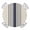MidnightBlue Beige, variant on Orange Gray White Round Tablecloth for 36-44 Inch Tables,Fitted Table Cover with Elastic Edge,Farmhouse Abstract Ombre Texture Waterproof Outdoor Table Cloth Protector for Patio Garden Dinner Picnic