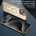 thumbnail image 3 of For iPhone 16 Plus Case Compatible with MagSafe Matte PC Frameless Mobile Cover - Gold, 3 of 5
