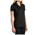 thumbnail image 4 of Yellow Rooster Womens Short Sleeve Eclipse Stretch Polo Shirt Deep Black XS, 4 of 7