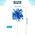 thumbnail image 2 of Firework Cupcake Toppers, 50 Pcs Sparkle Tassel Cupcake Picks Birthday Party Graduation Wedding Foil Decor Cocktail Food Fruit Toothpicks Christmas, Dark Blue, 2 of 7