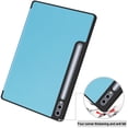 thumbnail image 5 of Dteck for Samsung Galaxy Tab S10+ Plus 12.4" 2024 Case, Protective Tri-Fold Cover and S Pen Holder, Auto Wake/Sleep, Light Blue, 5 of 6