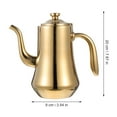 thumbnail image 2 of LOLIPPYY Stainless Steel Filter Kettle, 1Pc Golden Color, Ideal for Kitchen, Restaurant, Coffee, Tea Brewing Use, 2 of 6