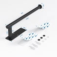 thumbnail image 5 of ASTOFLI Self Adhesive Paper Towel Holder Wall Mount, Rustproof 304 Stainless Steel Under Cabinet Paper Towel Rack Under Cabinet-12 IN. (BLACK), 5 of 7