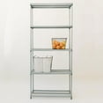 thumbnail image 5 of Design Ideas MeshWorks 5 Tier Steel Storage Shelving Unit Bookshelf, Silver, 5 of 7