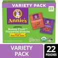 thumbnail image 3 of (6 pack) Annie's Organic Bunny Fruit Snacks, Variety Pack, Gluten Free Snack, 22 Count, 15.4 oz, 3 of 17