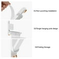 thumbnail image 7 of Needhep Utility Plastic Hooks Waterproof Transparent Hooks For Bathroom Heavy Duty Pegboard Gridwall Display Hook Metal Wall Hooks For Coats, For Bedroom Dorm (White), 7 of 7