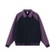 thumbnail image 1 of Heavyweight 380g color-blocked lapel baseball jacket, unisex, autumn/winter preppy style, loose casual button-down cardigan., 1 of 4