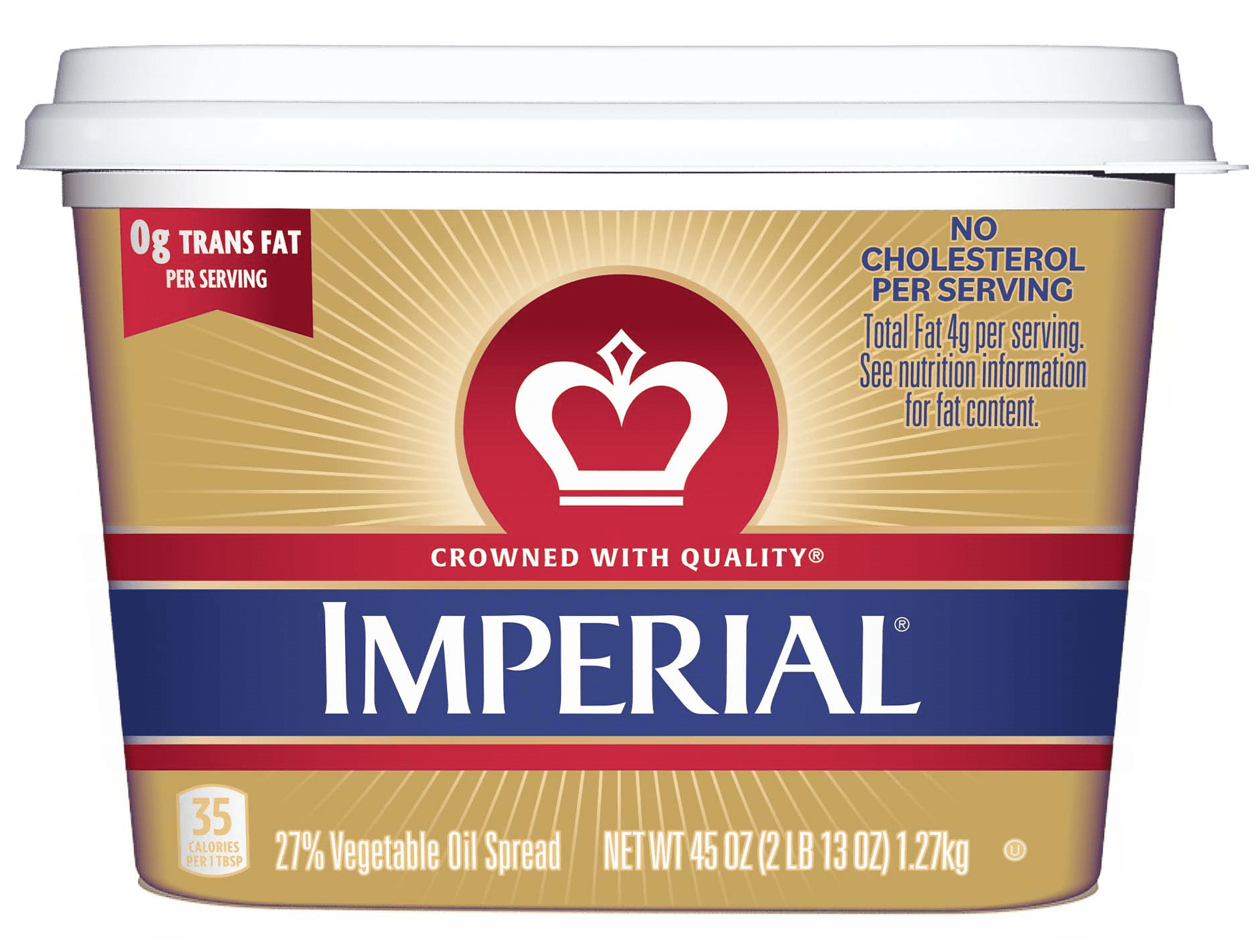 Imperial Vegetable Oil Spread, 45 oz Plastic Tub