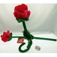 thumbnail image 6 of Plush Bendable Roses Valentine Gift Valentines Day  Lot of two Pink, 6 of 6