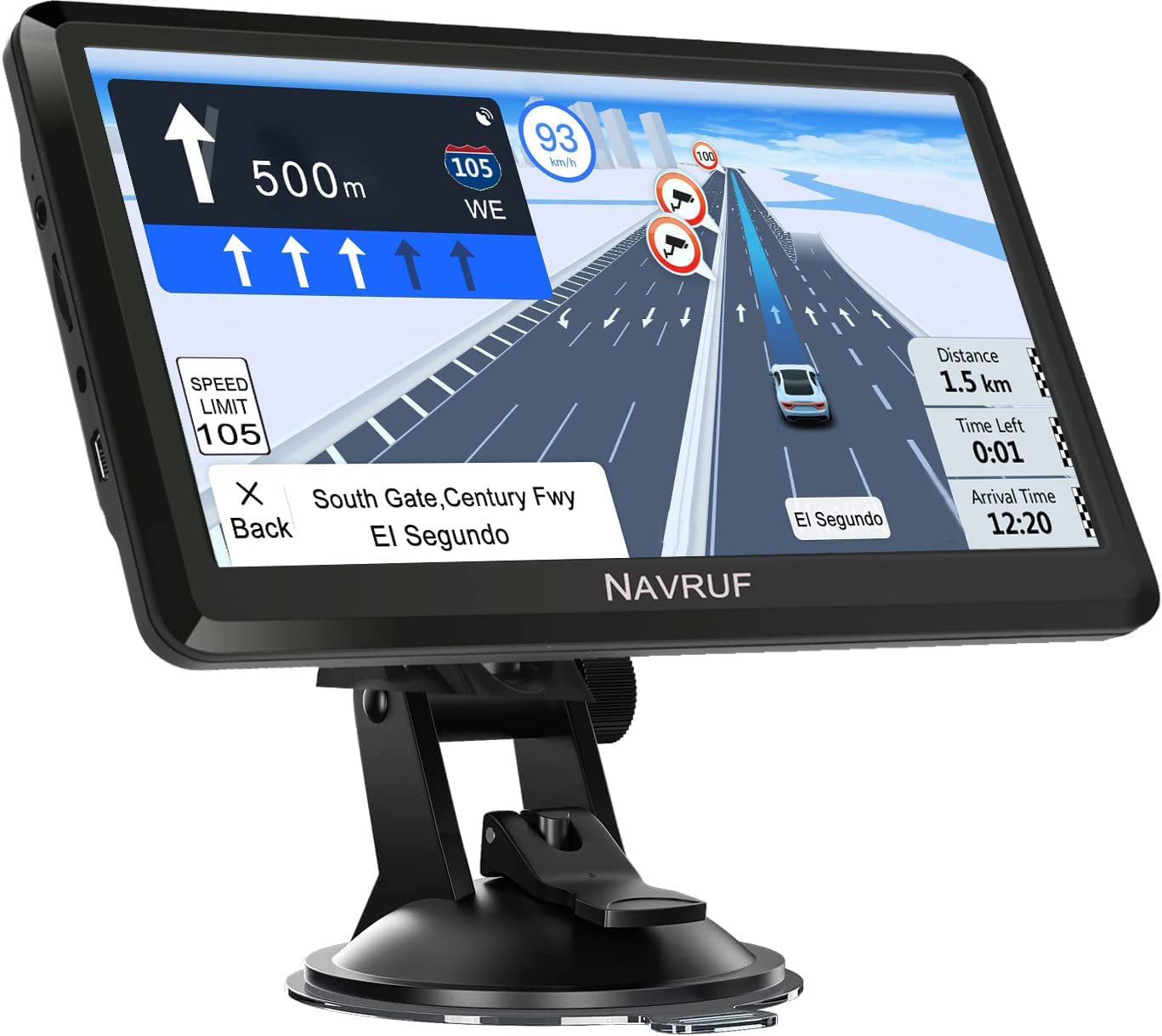 5 Inch Car GPS Navigation Truck Navigator Direction SAT NAV 8GB ROM Speed Limit 