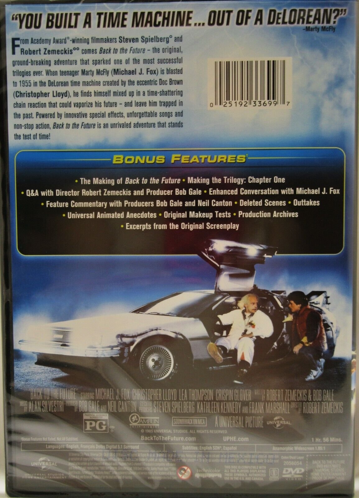 Back to the Future (DVD), Universal Studios, Sci-Fi & Fantasy - image 2 of 3