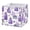 Purple Glass With Lavender Oil, variant on Fabric Open Basket Bins Foldable Storage Basket 2 Sizes Available Purple Glass with Lavender Oil