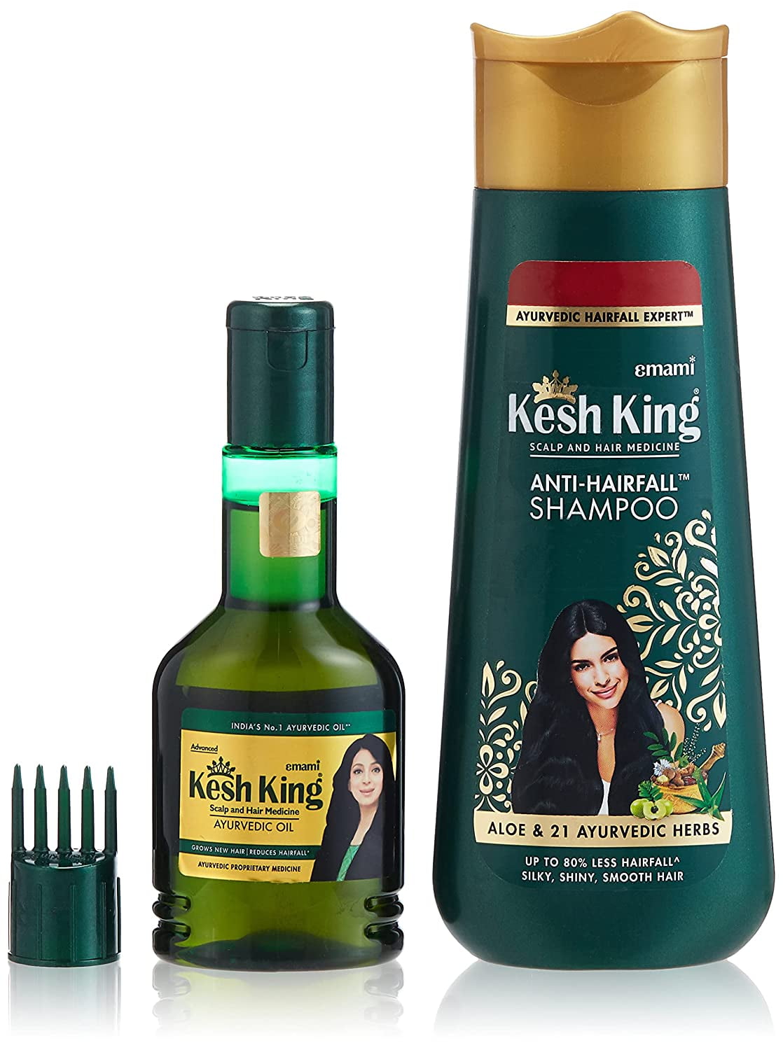 Emami Kesh Kingh Scalp and hair medicine anti - hairfall shampoo- 340ml -  