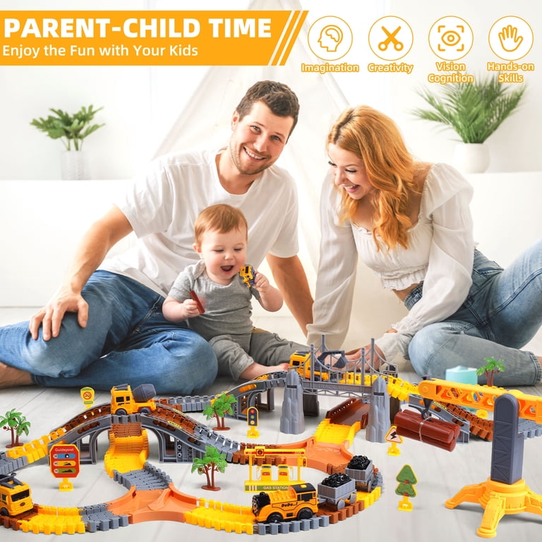 WeFone Construction Race Track Toy 281-Piece Set photo 6
