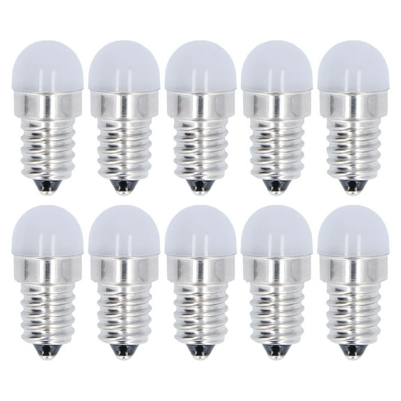 24V E14 LED Bulbs, 500lm Warm White Light, 50000H Life, Energy Saving, 10 Pack