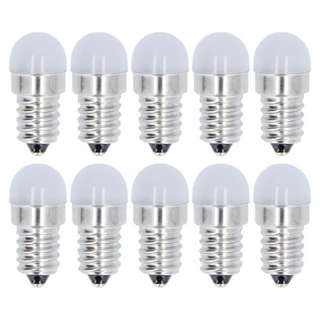 

10pcs E14 Bulbs Energy Saving Warm White Light LED Small Bulbs for Ceiling Lamp Wall Lamp 500lm 1.5W 24V