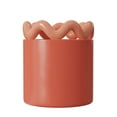 thumbnail image 5 of Mainstays Peyson 6" x 6" x 6.9" Round Coral Bisque Ceramic Planter, 5 of 7