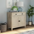 thumbnail image 2 of Pemberly Row Modern Engineered Wood Library Base in Chalk Oak, 2 of 10