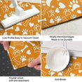 thumbnail image 3 of Yellow Puppy Dog Food Footprints Kitchen Rug Mat,Kitchen Runner Rugs Non Skid Washable,Decorative Kitchen Floor Mats for Kitchen,Sink,Laundry,17"X47", 3 of 5