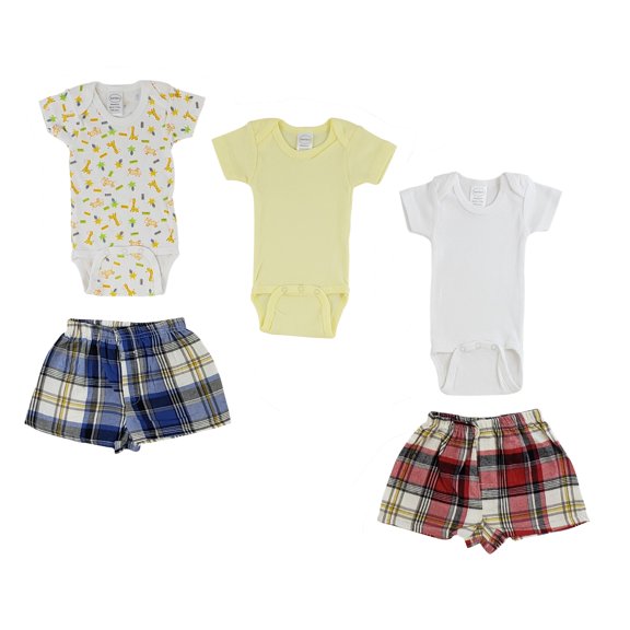 Infant Onezies and Boxer Shorts - Newborn