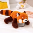 thumbnail image 1 of 18cm Raccoon Plush Toy Table Companion Doll, 1 of 2