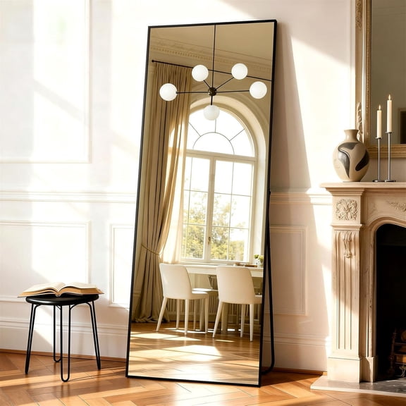 Full-Length 71"x26" Mirror on Stand - Elegant Bedroom & Living Room Decor