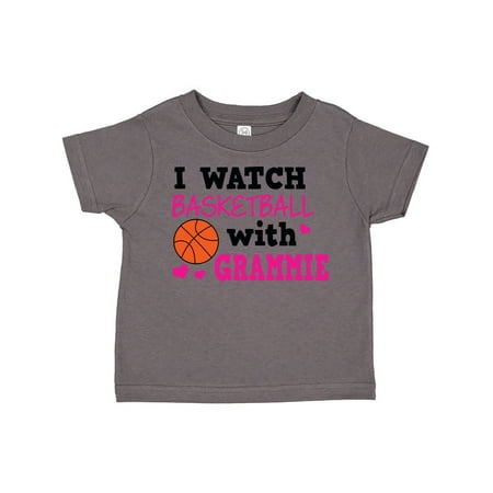 

Inktastic I Watch Basketball with Grammie Gift Toddler Toddler Girl T-Shirt