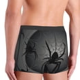 thumbnail image 5 of Balery Black Spiders Men's Boxer Briefs, Soft and Breathable Cotton Underwear with nylon Waistband-Small, 5 of 9