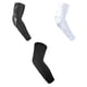 thumbnail image 5 of Yuarrent Codera de fibra elástica Unisex antideslizante Color sólido transpirable reemplazo deporte entrenamiento brazo Pad Brace Protector Ropa Deportiva, Zapatos Negro SG, 5 of 6