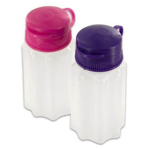 Durable Plastic Camping Mini Salt and Pepper Shaker Set with Flip Lids