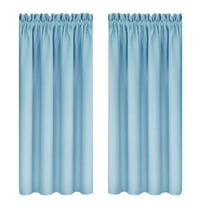 Uutvmp Blackout Curtains, Thermal Insulated, for Bedroom and Living Room Curtains, Rod Pocket Curtain Panels, 41.7x63 Inch, 1Pcs
