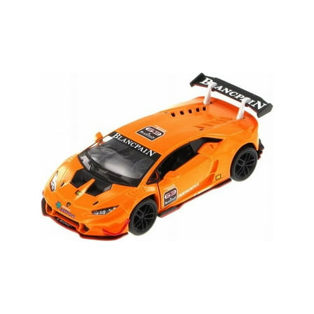 Lamborghini Huracan LP620-2 Super Trofeo, Orange - Kinsmart 5389D - 1/36 Scale Diecast Model Toy Car (Brand New, but NOT IN BOX)