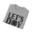 thumbnail image 5 of Let's Day Drink, Gildan Unisex Softstyle Shirt, Shamrock Graphic Tee, S-3XL, 5 of 5