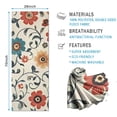 thumbnail image 2 of Pioneer Flower Floral Print Pattern Hot Yoga Mat Towel Non Slip for Hot Yoga - Quick-Drying Yoga Mat Cover with 4 Corner Pockets with Travel Bag - Hot Yoga Towel Non Slip 70"x26", 2 of 6