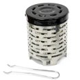 thumbnail image 1 of Portable Outdoor Camping Stove Mini Stainless Steel Heating Cover, 1 of 7