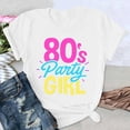 thumbnail image 4 of T-shirt à Col Ras du Cou Imprimé Élégant pour Femme, pour un Style Décontracté et le Quotidien, T-Shirt Basique pour le Printemps et l'Été, 4 of 4