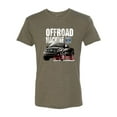 thumbnail image 2 of Wild Bobby, Ford Offroad Machine Classic Built Tough 4x4 Off Road, Cars and Trucks, Men Premium Tri Blend Tee, Military Green, Large, 2 of 4