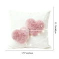 thumbnail image 4 of Throw Pillow Covers Valentine's Day Heart Decorative Throw Pillow Cover Romantic Gift For Couples Sofa Couch Cushion Cover Festival Home Decor Bedroom Living Room 45*45cm, 4 of 7