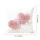 thumbnail image 3 of Funda de cojín decorativa con forma de corazón para San Valentín | Regalo romántico para parejas | Funda de cojín para sofá de 45 x 45 cm | Poliéster rosa | 1 pieza, 3 of 6