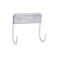 thumbnail image 2 of Yuarrent Colgador de estante de hierro eléctrico, gancho doble, tabla de planchar de acero inoxidable, organizador de pared de almacenamiento para Almacenamiento y organización del hogar Blanco Yuarrent HA025555-01, 2 of 5